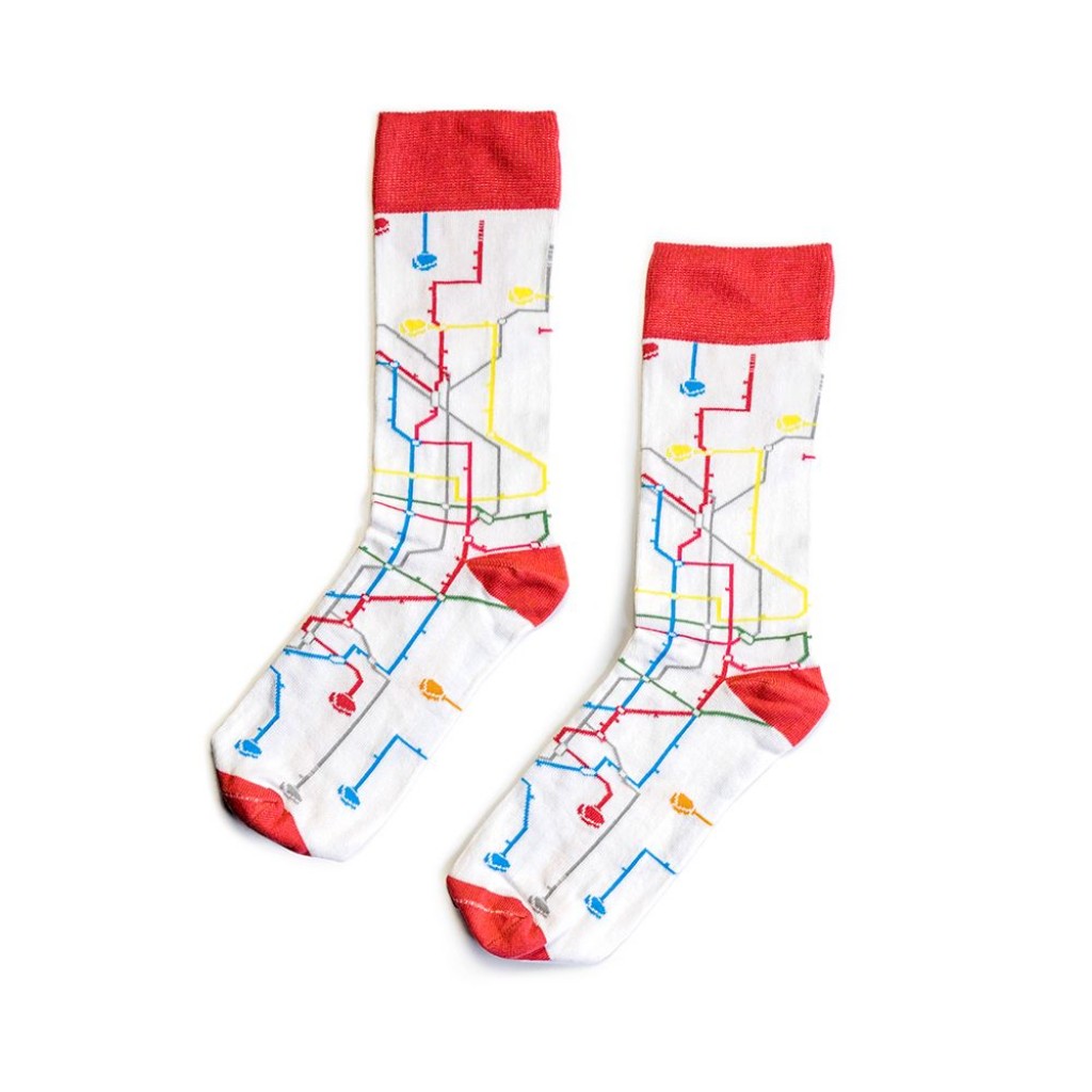 MTN Socks White Metro