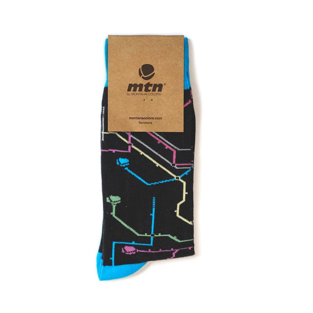 MTN Socks Black Metro