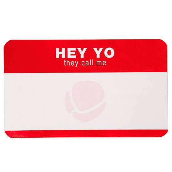 WTF 'Hey Yo' Stickers