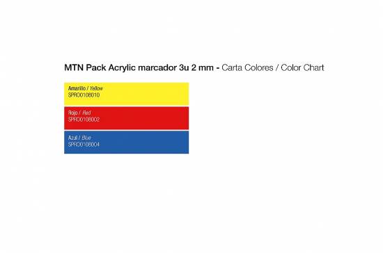 Acrylic Marcador 2mm Pack