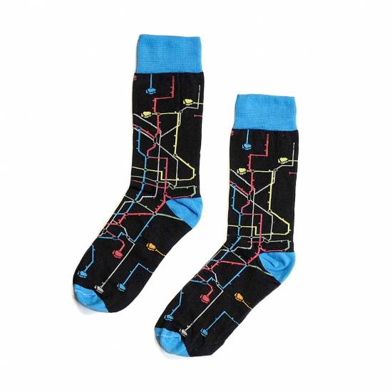 MTN Socks Black Metro