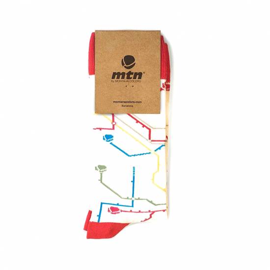 MTN Socks White Metro